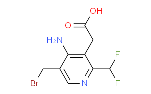 AM207635 | 1804720-96-4 | 4-Amino-5-(bromomethyl)-2-(difluoromethyl)pyridine-3-acetic acid