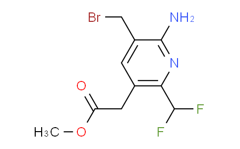 AM207637 | 1805336-74-6 | Methyl 2-amino-3-(bromomethyl)-6-(difluoromethyl)pyridine-5-acetate