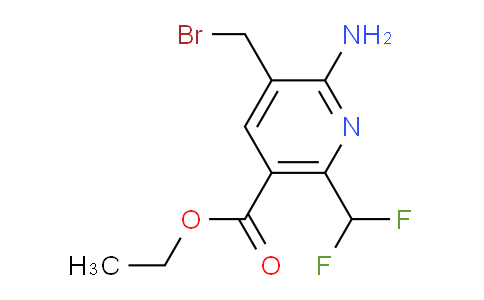 AM207643 | 1805347-29-8 | Ethyl 2-amino-3-(bromomethyl)-6-(difluoromethyl)pyridine-5-carboxylate
