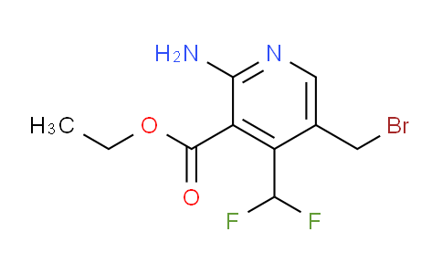 Ethyl 2-amino-5-(bromomethyl)-4-(difluoromethyl)pyridine-3-carboxylate