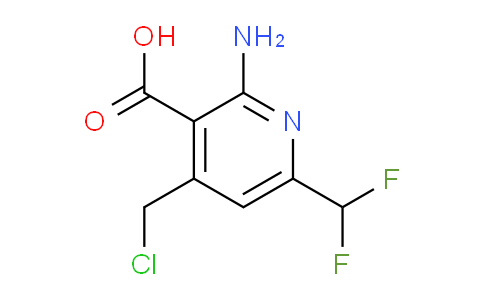 2-Amino-4-(chloromethyl)-6-(difluoromethyl)pyridine-3-carboxylic acid