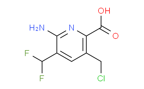 AM207652 | 1805447-53-3 | 2-Amino-5-(chloromethyl)-3-(difluoromethyl)pyridine-6-carboxylic acid