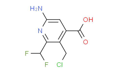 AM207654 | 1806818-37-0 | 6-Amino-3-(chloromethyl)-2-(difluoromethyl)pyridine-4-carboxylic acid