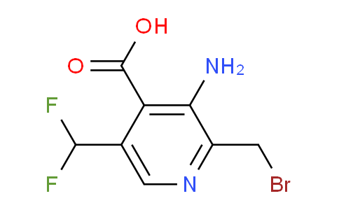 AM207655 | 1805338-68-4 | 3-Amino-2-(bromomethyl)-5-(difluoromethyl)pyridine-4-carboxylic acid