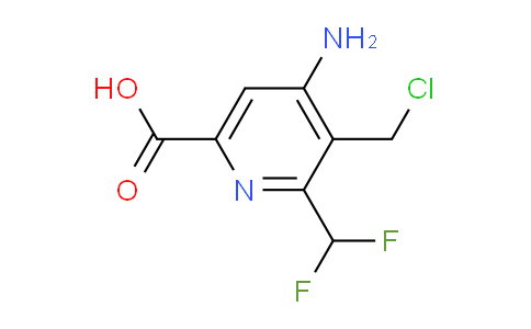 AM207658 | 1805358-94-4 | 4-Amino-3-(chloromethyl)-2-(difluoromethyl)pyridine-6-carboxylic acid
