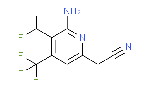 AM207660 | 1804463-77-1 | 2-Amino-3-(difluoromethyl)-4-(trifluoromethyl)pyridine-6-acetonitrile
