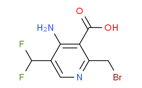 4-Amino-2-(bromomethyl)-5-(difluoromethyl)pyridine-3-carboxylic acid