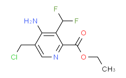 Ethyl 4-amino-5-(chloromethyl)-3-(difluoromethyl)pyridine-2-carboxylate