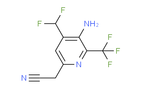 AM207669 | 1805381-56-9 | 3-Amino-4-(difluoromethyl)-2-(trifluoromethyl)pyridine-6-acetonitrile