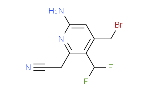 AM207677 | 1806799-86-9 | 6-Amino-4-(bromomethyl)-3-(difluoromethyl)pyridine-2-acetonitrile