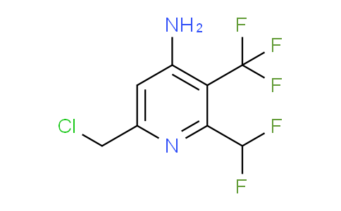 AM207685 | 1805332-76-6 | 4-Amino-6-(chloromethyl)-2-(difluoromethyl)-3-(trifluoromethyl)pyridine