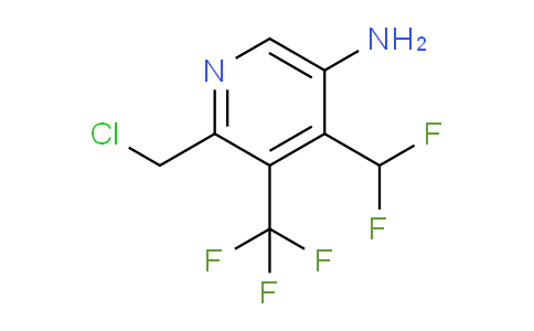 AM207688 | 1805386-21-3 | 5-Amino-2-(chloromethyl)-4-(difluoromethyl)-3-(trifluoromethyl)pyridine