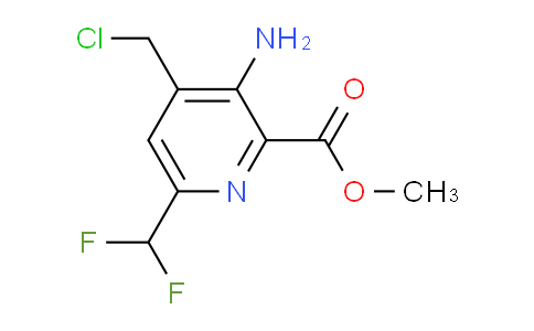 AM207689 | 1806015-93-9 | Methyl 3-amino-4-(chloromethyl)-6-(difluoromethyl)pyridine-2-carboxylate