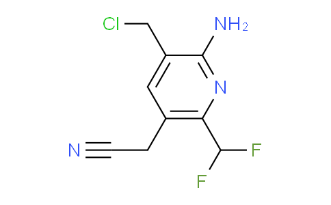 AM207690 | 1805371-95-2 | 2-Amino-3-(chloromethyl)-6-(difluoromethyl)pyridine-5-acetonitrile