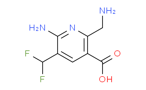 AM207703 | 1804457-99-5 | 2-Amino-6-(aminomethyl)-3-(difluoromethyl)pyridine-5-carboxylic acid