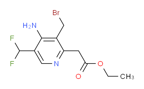 AM207704 | 1805021-27-5 | Ethyl 4-amino-3-(bromomethyl)-5-(difluoromethyl)pyridine-2-acetate