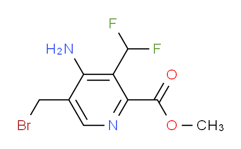 AM207721 | 1804725-57-2 | Methyl 4-amino-5-(bromomethyl)-3-(difluoromethyl)pyridine-2-carboxylate