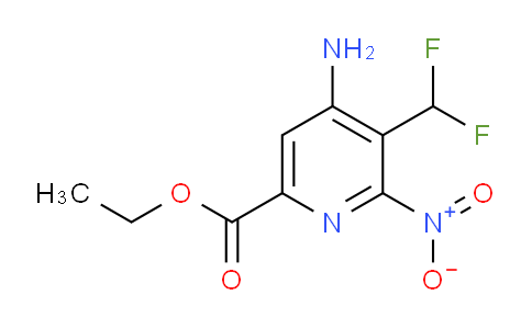 AM207730 | 1806817-56-0 | Ethyl 4-amino-3-(difluoromethyl)-2-nitropyridine-6-carboxylate