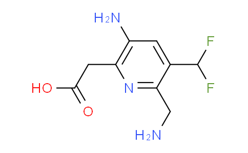AM207746 | 1804722-48-2 | 5-Amino-2-(aminomethyl)-3-(difluoromethyl)pyridine-6-acetic acid