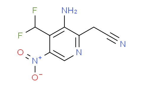 AM207749 | 1804686-01-8 | 3-Amino-4-(difluoromethyl)-5-nitropyridine-2-acetonitrile