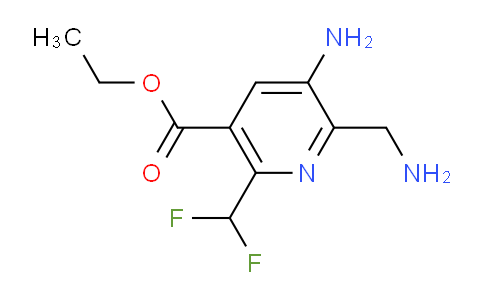 Ethyl 3-amino-2-(aminomethyl)-6-(difluoromethyl)pyridine-5-carboxylate