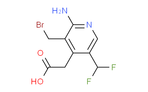 AM207759 | 1806890-62-9 | 2-Amino-3-(bromomethyl)-5-(difluoromethyl)pyridine-4-acetic acid