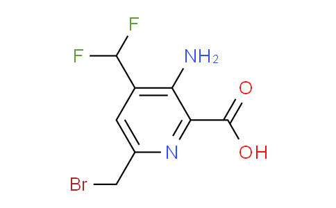 AM207769 | 1805236-98-9 | 3-Amino-6-(bromomethyl)-4-(difluoromethyl)pyridine-2-carboxylic acid