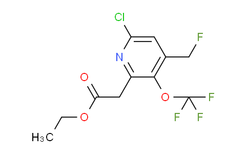 AM20777 | 1804792-21-9 | Ethyl 6-chloro-4-(fluoromethyl)-3-(trifluoromethoxy)pyridine-2-acetate