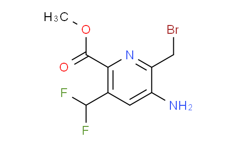AM207774 | 1805347-17-4 | Methyl 3-amino-2-(bromomethyl)-5-(difluoromethyl)pyridine-6-carboxylate