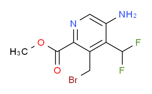 AM207776 | 1806800-61-2 | Methyl 5-amino-3-(bromomethyl)-4-(difluoromethyl)pyridine-2-carboxylate