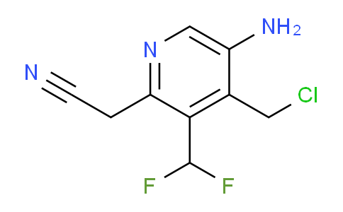 AM207783 | 1805339-26-7 | 5-Amino-4-(chloromethyl)-3-(difluoromethyl)pyridine-2-acetonitrile