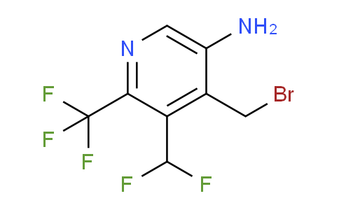 5-Amino-4-(bromomethyl)-3-(difluoromethyl)-2-(trifluoromethyl)pyridine