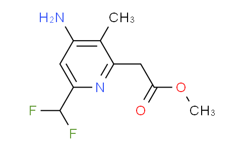 AM207803 | 1806826-98-1 | Methyl 4-amino-6-(difluoromethyl)-3-methylpyridine-2-acetate