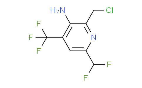 AM207814 | 1805158-88-6 | 3-Amino-2-(chloromethyl)-6-(difluoromethyl)-4-(trifluoromethyl)pyridine