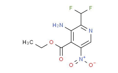 Ethyl 3-amino-2-(difluoromethyl)-5-nitropyridine-4-carboxylate