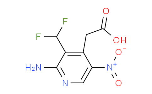 AM207825 | 1806890-96-9 | 2-Amino-3-(difluoromethyl)-5-nitropyridine-4-acetic acid