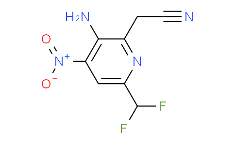 AM207837 | 1806902-61-3 | 3-Amino-6-(difluoromethyl)-4-nitropyridine-2-acetonitrile