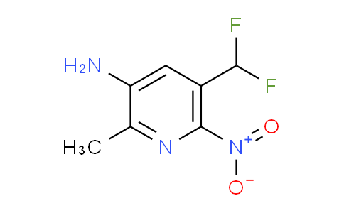 AM207851 | 1806899-68-2 | 3-Amino-5-(difluoromethyl)-2-methyl-6-nitropyridine