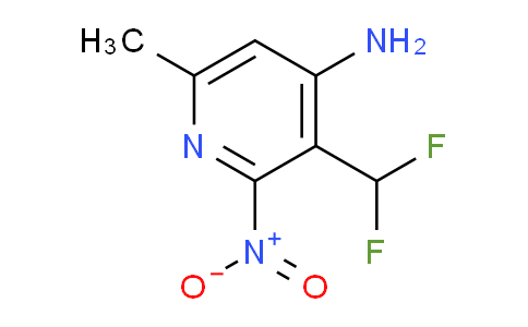 AM207852 | 1803686-52-3 | 4-Amino-3-(difluoromethyl)-6-methyl-2-nitropyridine