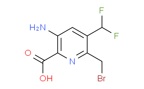 AM207855 | 1803690-38-1 | 5-Amino-2-(bromomethyl)-3-(difluoromethyl)pyridine-6-carboxylic acid