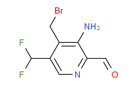 AM207862 | 1805388-07-1 | 3-Amino-4-(bromomethyl)-5-(difluoromethyl)pyridine-2-carboxaldehyde