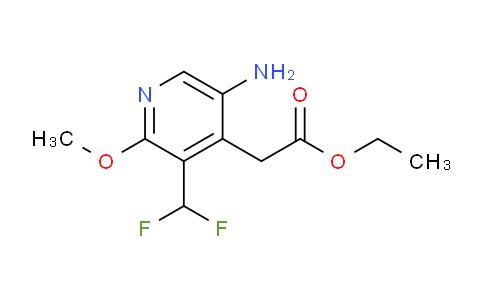 AM207865 | 1805978-13-5 | Ethyl 5-amino-3-(difluoromethyl)-2-methoxypyridine-4-acetate