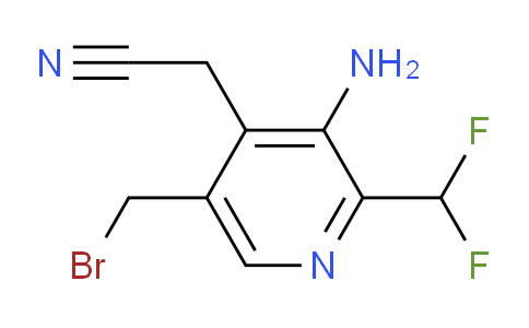 AM207868 | 1806829-87-7 | 3-Amino-5-(bromomethyl)-2-(difluoromethyl)pyridine-4-acetonitrile