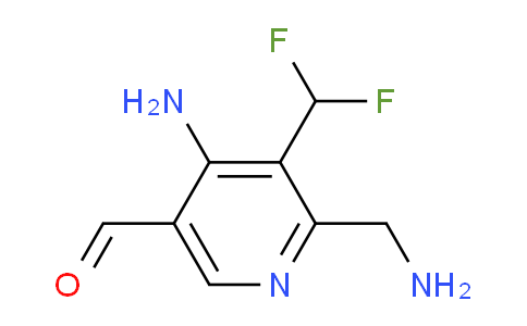 AM207875 | 1805373-37-8 | 4-Amino-2-(aminomethyl)-3-(difluoromethyl)pyridine-5-carboxaldehyde