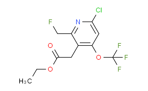 AM20788 | 1806202-05-0 | Ethyl 6-chloro-2-(fluoromethyl)-4-(trifluoromethoxy)pyridine-3-acetate