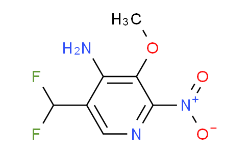4-Amino-5-(difluoromethyl)-3-methoxy-2-nitropyridine