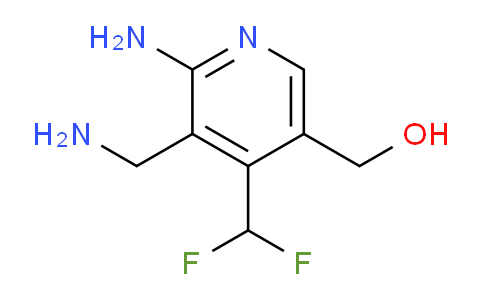 2-Amino-3-(aminomethyl)-4-(difluoromethyl)pyridine-5-methanol