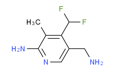 2-Amino-5-(aminomethyl)-4-(difluoromethyl)-3-methylpyridine