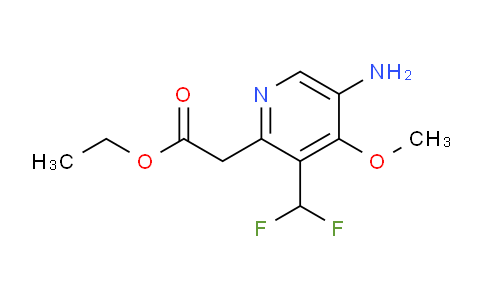 AM207909 | 1806891-57-5 | Ethyl 5-amino-3-(difluoromethyl)-4-methoxypyridine-2-acetate