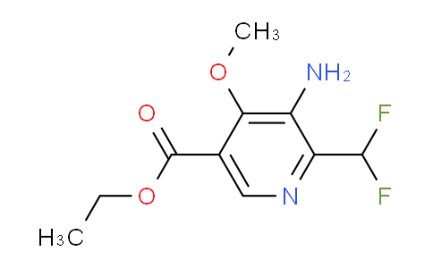 Ethyl 3-amino-2-(difluoromethyl)-4-methoxypyridine-5-carboxylate